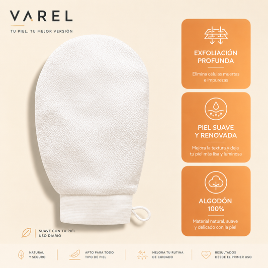 VAREL | Guante Exfoliante Corporal