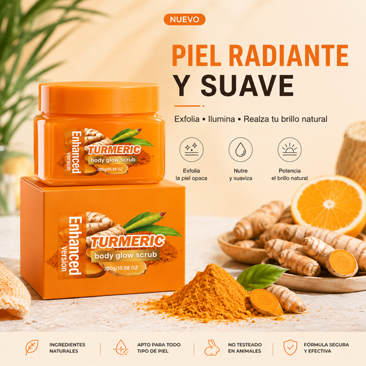 VAREL | Exfoliante Corporal Iluminador de Cúrcuma